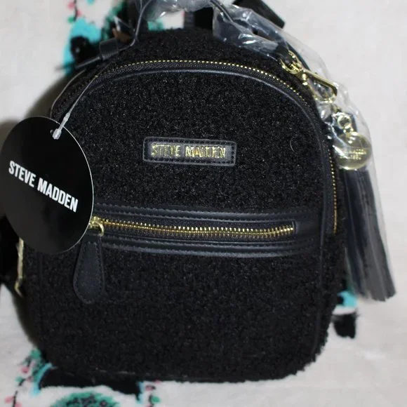 Steve Madden | Bags | Nwt Steve Madden Black Mini Backpack  display picture 2